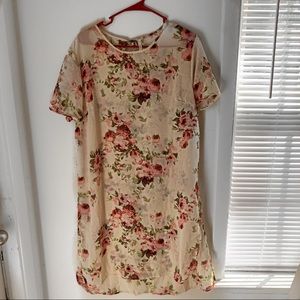 Sheer Long Floral Top